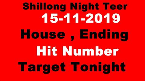 The result is declared online in two digit. . Shillong night teer 2